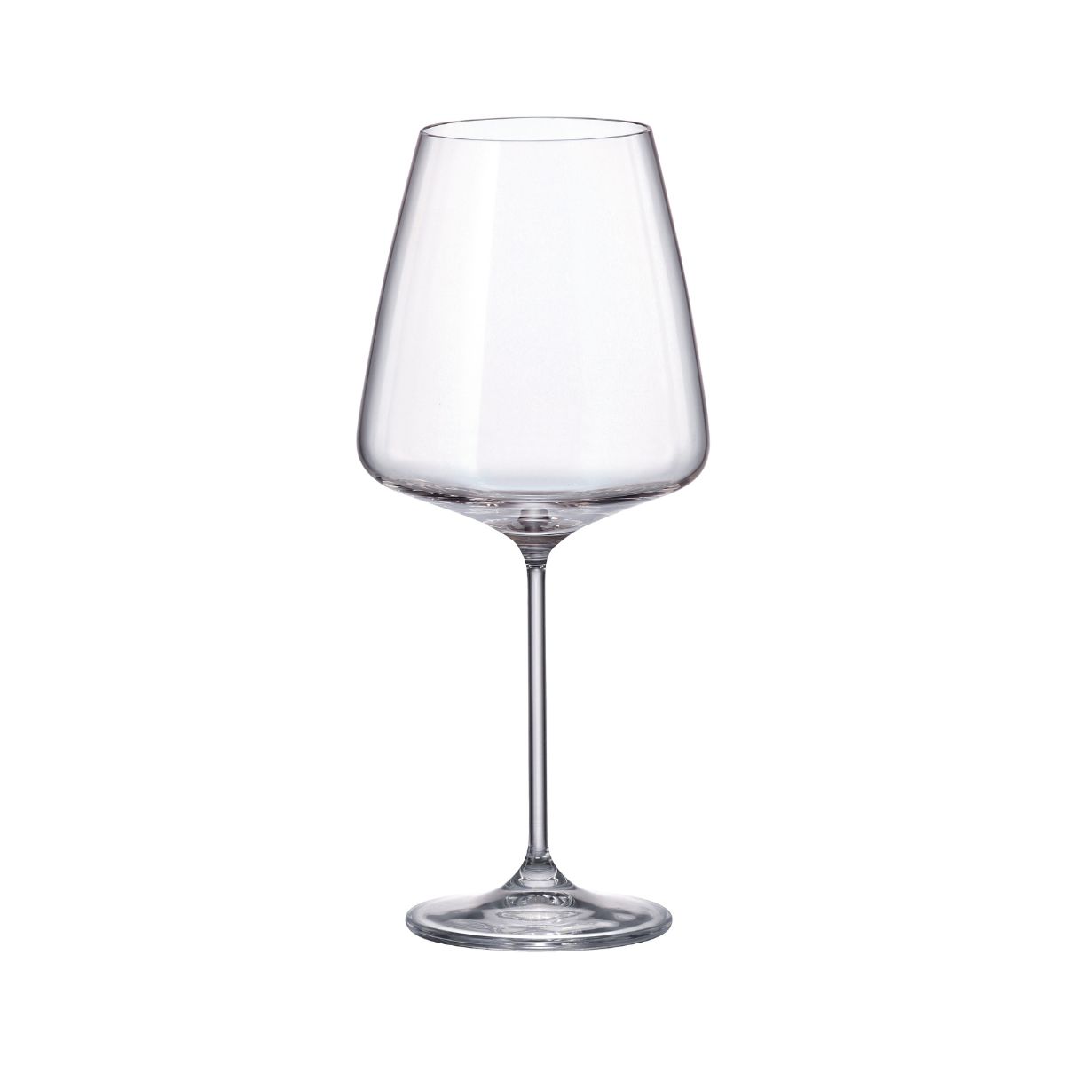 Bucatarie - Set de 6 pahare pentru vin rosu, transparent, din cristal de Bohemia, 650 ml, Sora Red Wine, hectarul.ro