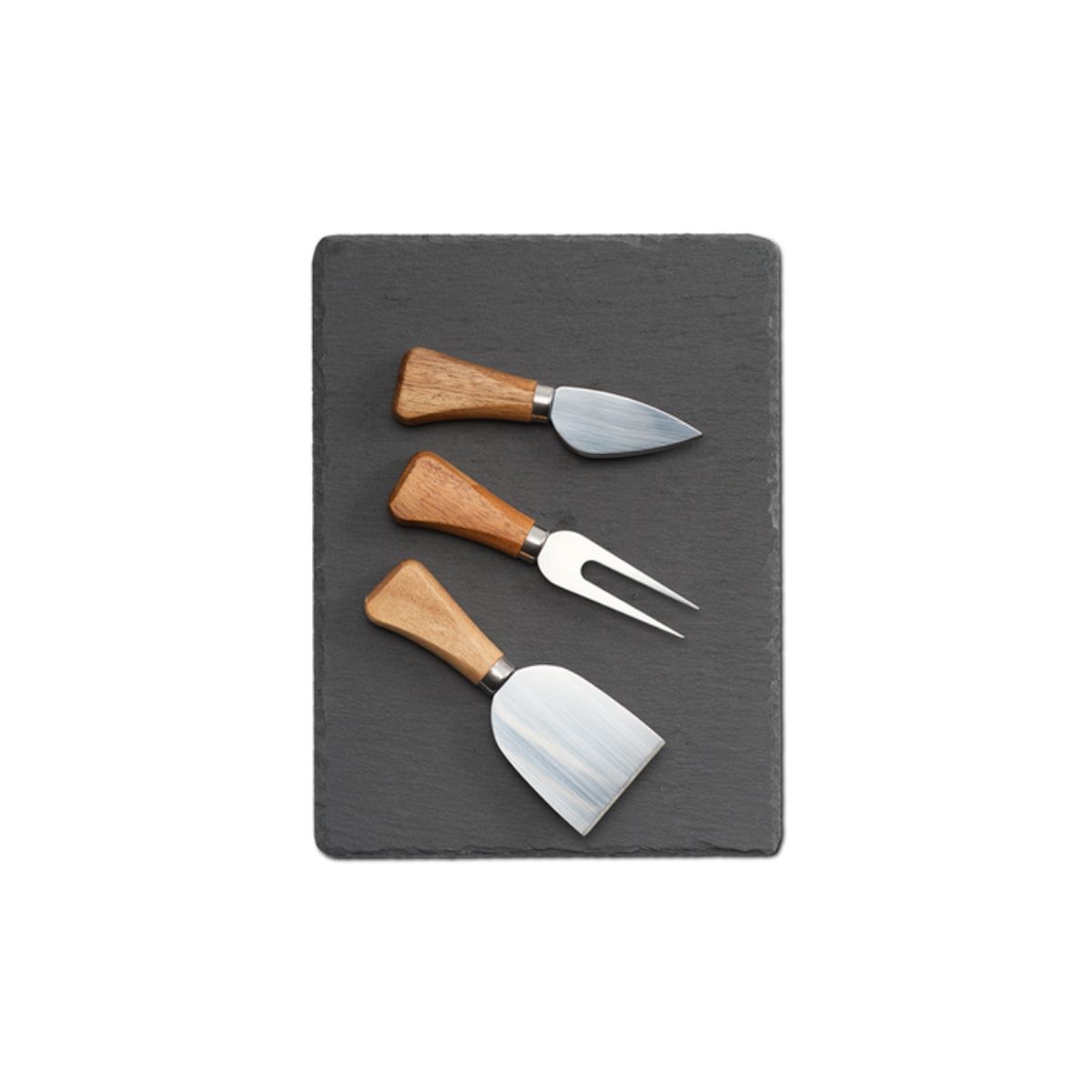 Bucatarie - Set platou cu 3 cutite pentru branzeturi, 24 x 18 cm Cheese Serving Set Zeller, hectarul.ro