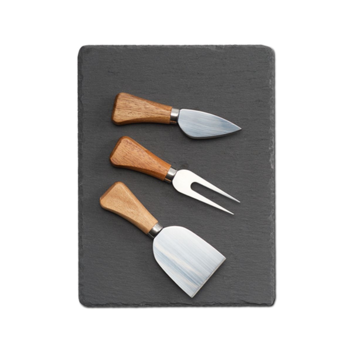 Bucatarie - Set platou cu 3 cutite pentru branzeturi, 24 x 18 cm Cheese Serving Set Zeller, hectarul.ro