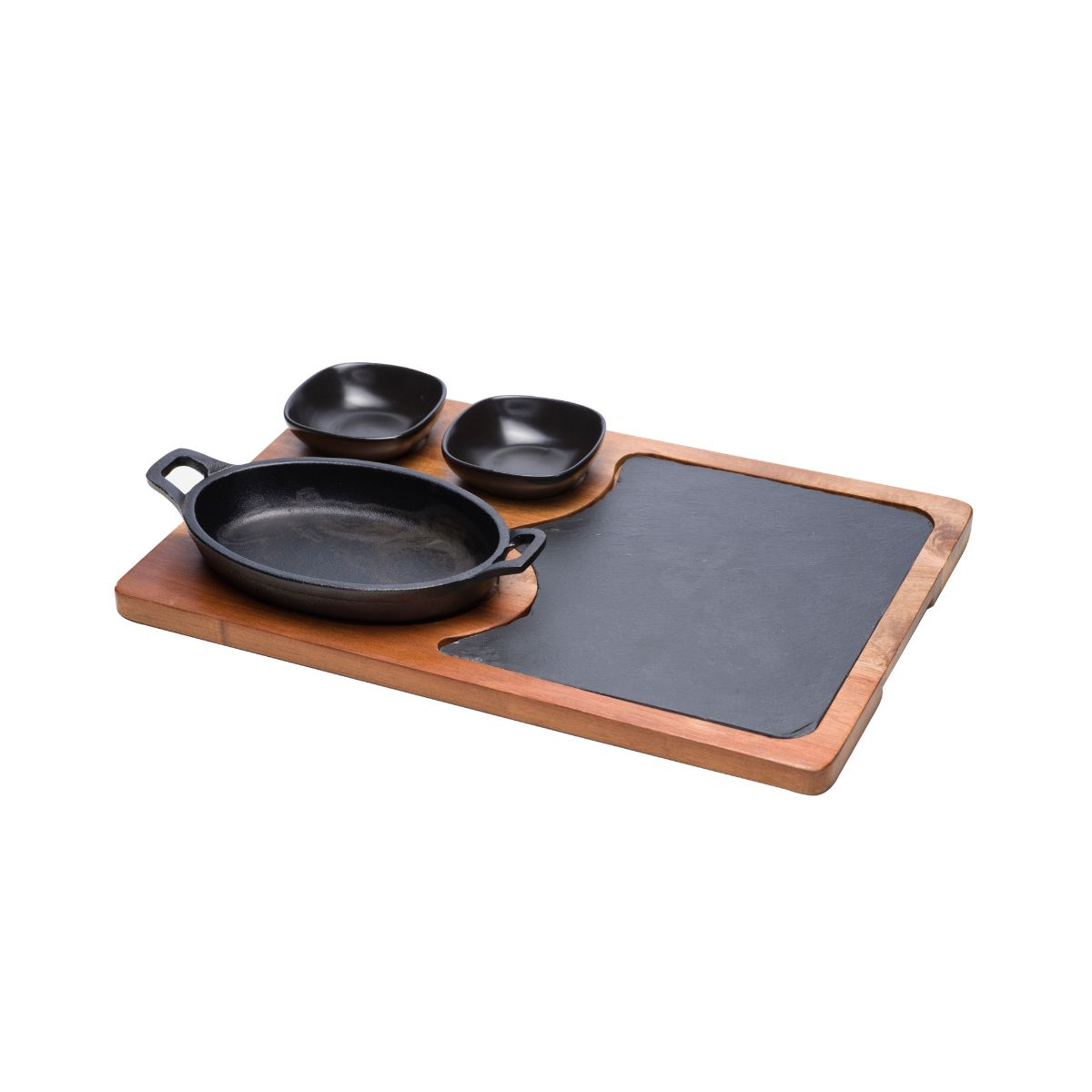 Bucatarie - Set platou cu 3 vase de servire, 38 x 25 cm Grill pan set Cosy&Trendy, hectarul.ro