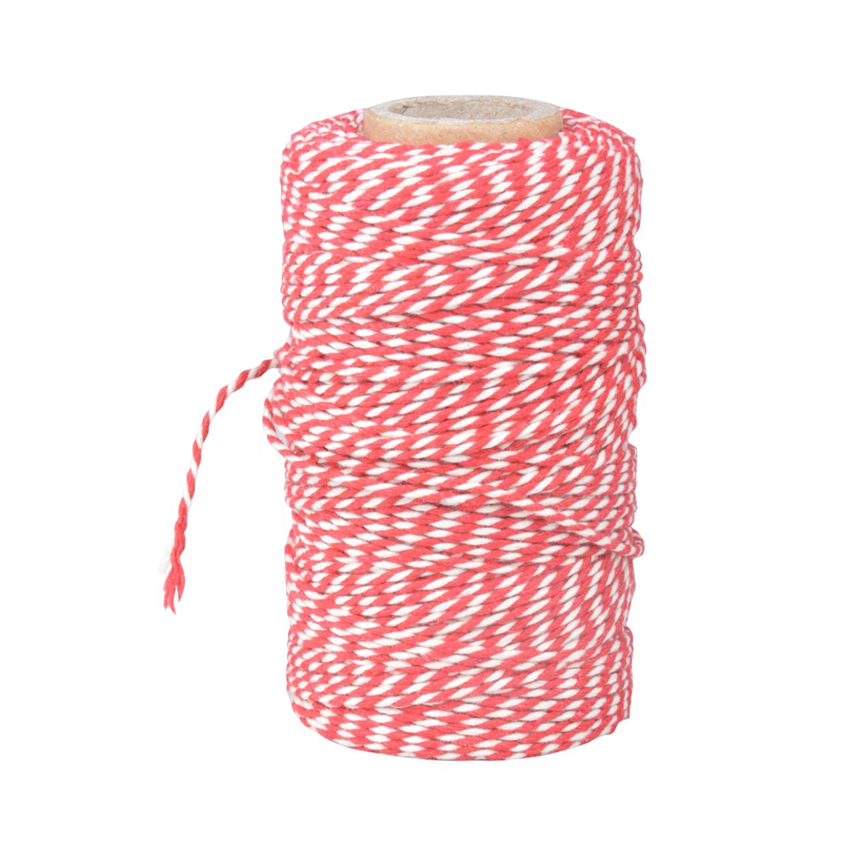 Bucatarie - Sfoara alb/rosu pentru bucatarie 100 m Cooking yarn Esschert Design, hectarul.ro