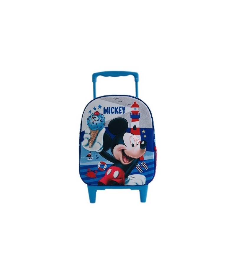 Ghiozdane si trolere - TROLLEY MIC 3D 3-  MICKEY, hectarul.ro