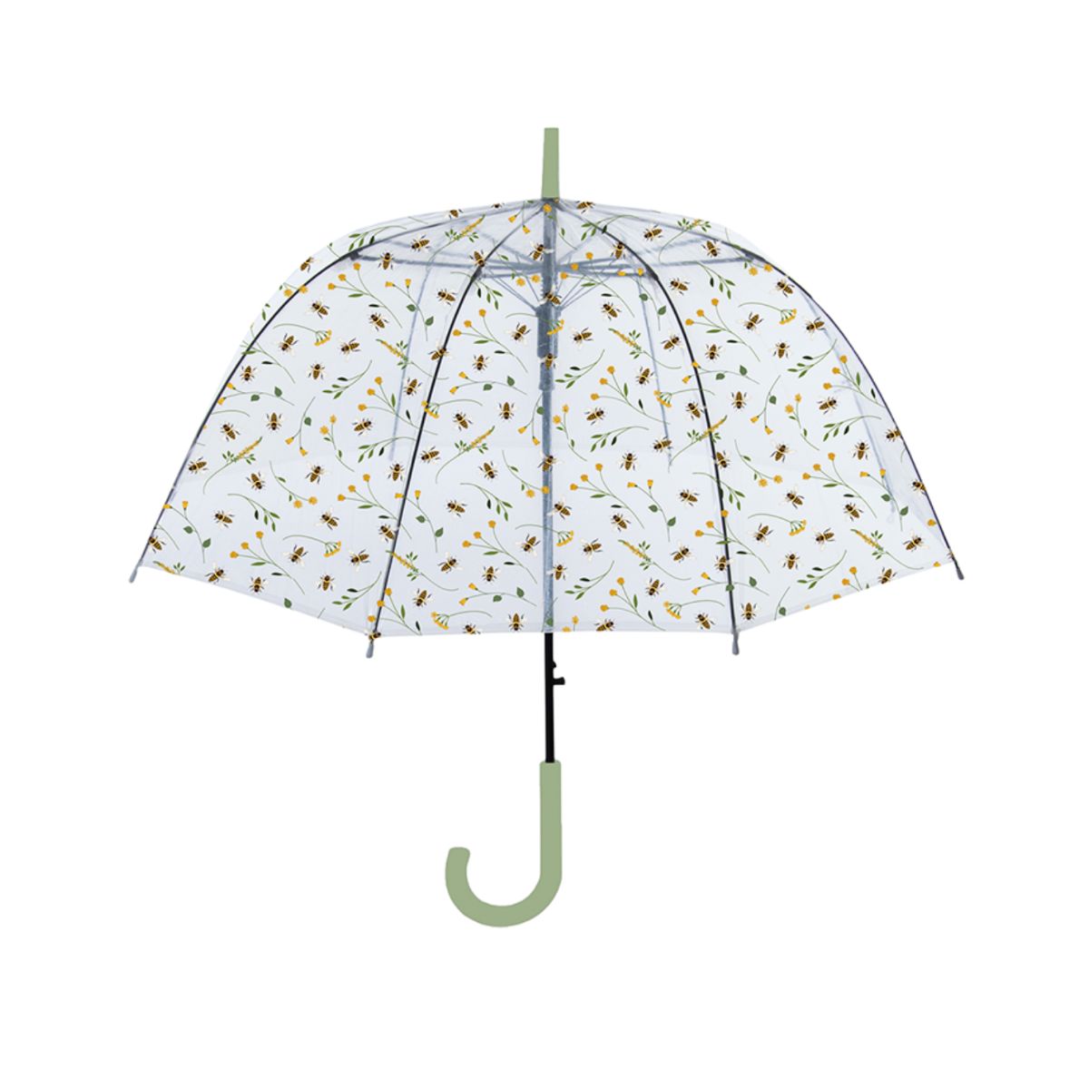 Accesorii exterior - Umbrela de ploaie transparenta din plastic, design Bee Esschert Design, hectarul.ro