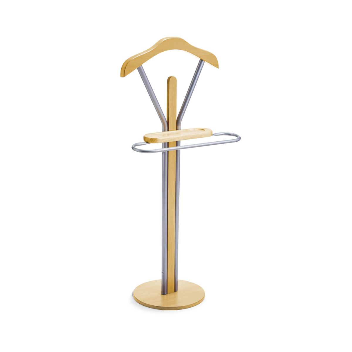 Mobilier interior - Valet de haine, maro, din lemn, 108 cm, Valet Stand Zeller, hectarul.ro