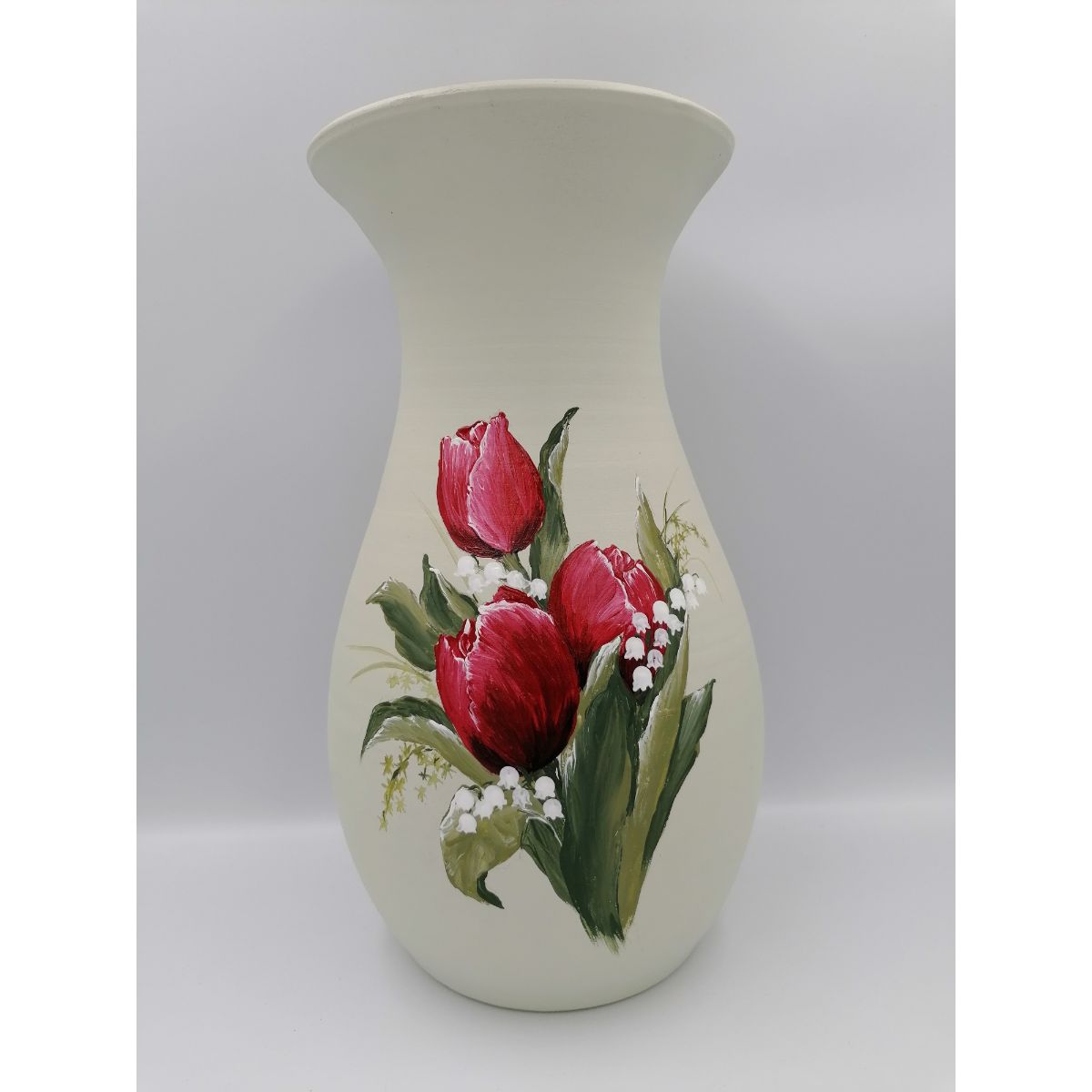 Decoratiuni de interior - Vază colorata din ceramica 29 cm Model 3, hectarul.ro