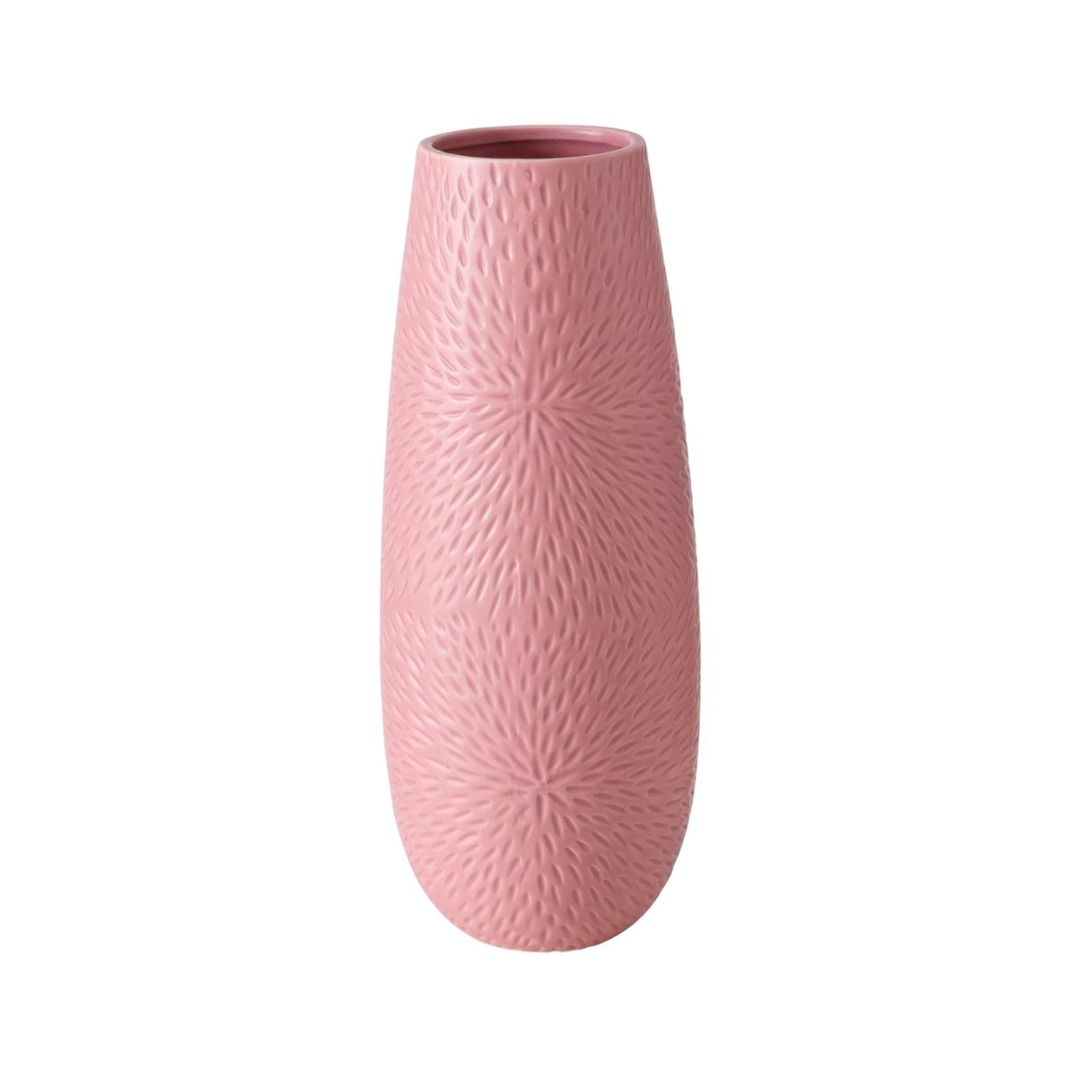 Decoratiuni de interior - Vaza roz pal din ceramica 31 cm Salina Boltze, hectarul.ro