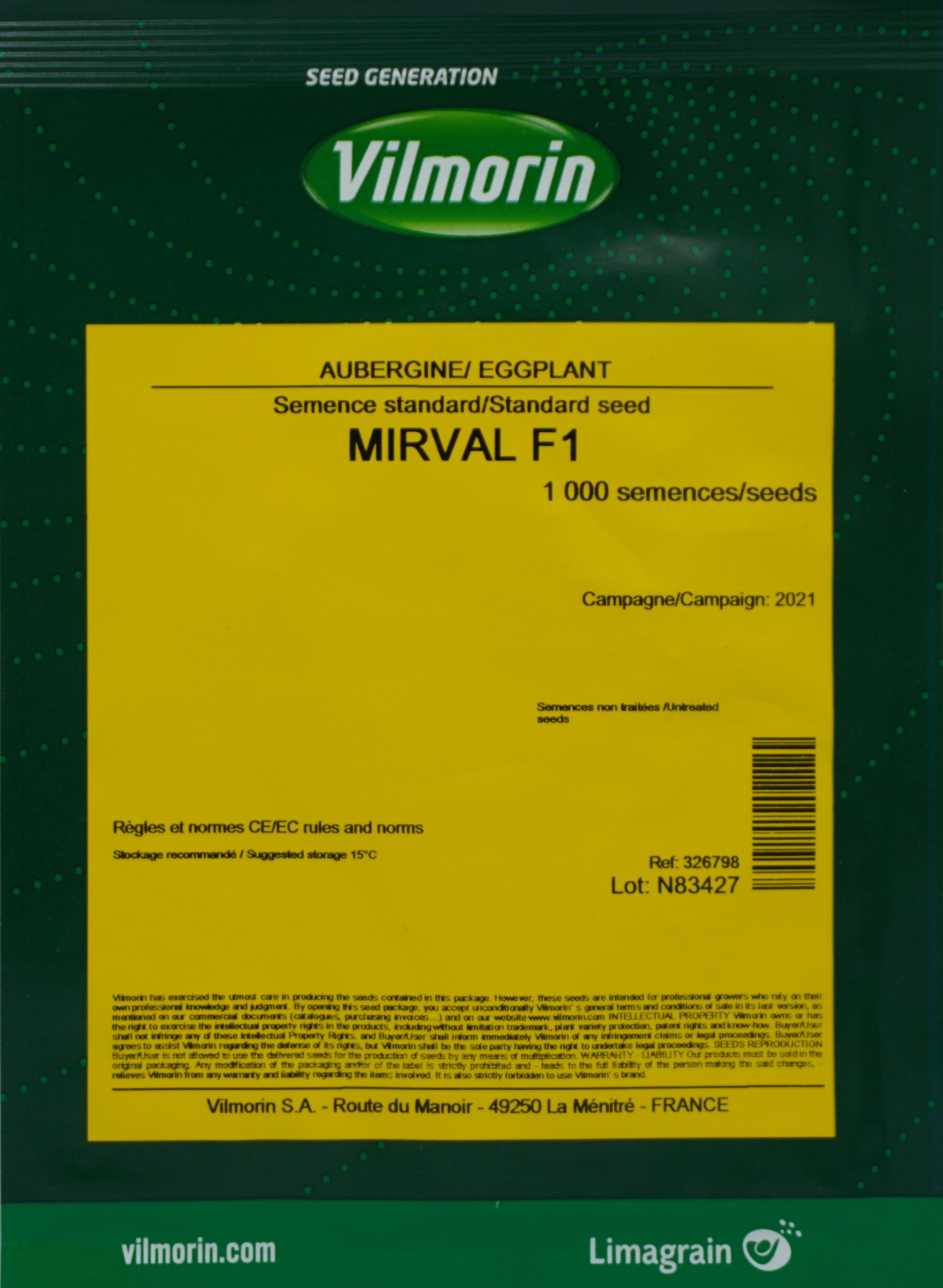 Seminte vinete Mirval F1 1000 sem.