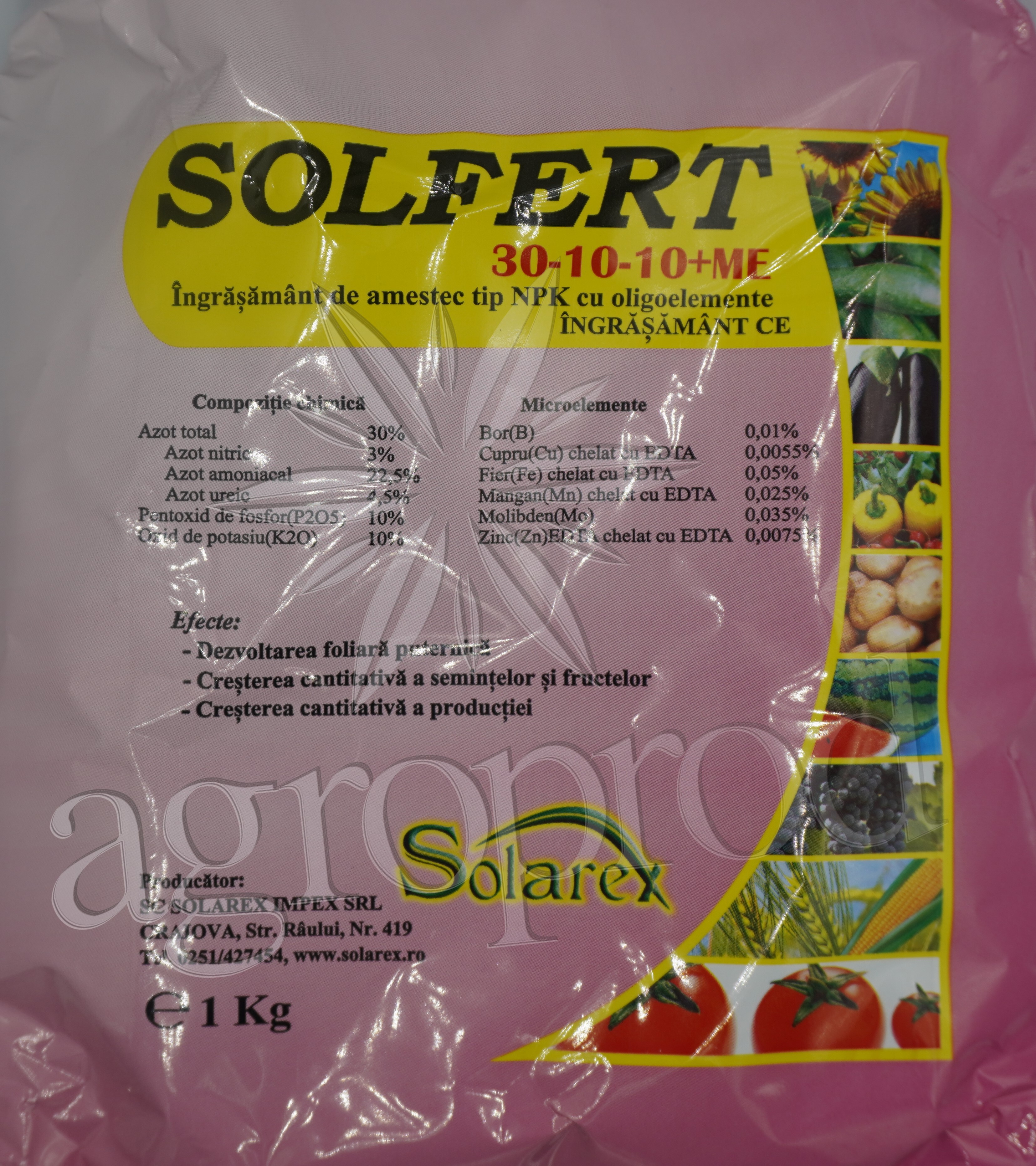 Solfert 30-10-10+ME 1kg