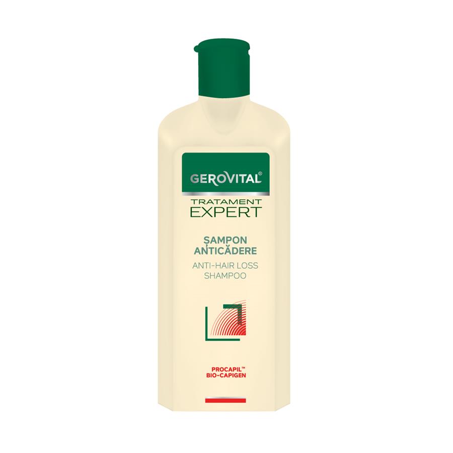 Șampon anticădere, 400 ml, Gerovital Tratament Expert