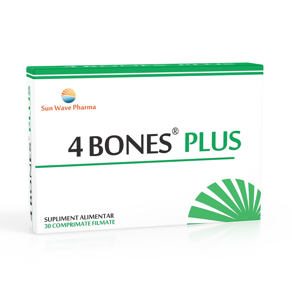 4 Bones Plus 30 comprimate, Sun Wave Pharma