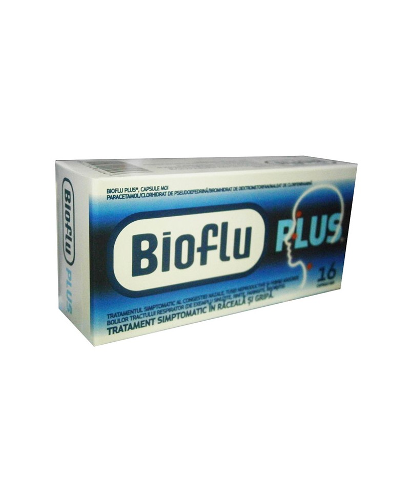 Bioflu Plus, 16 comprimate, Biofarm