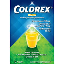 Coldrex Lemon, 10 plicuri, Omega Pharma