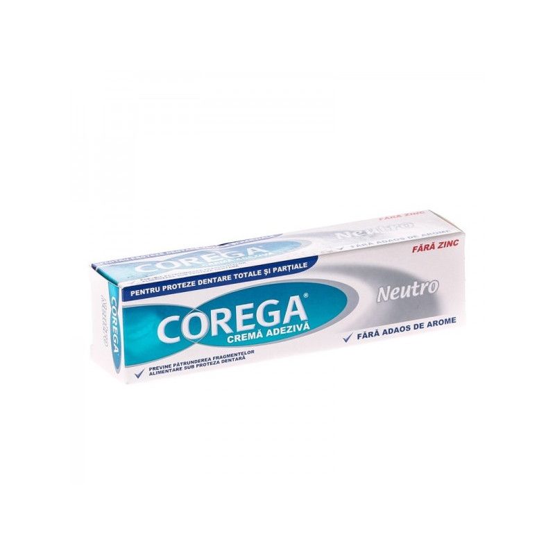 Cremă adezivă pentru proteza dentară Neutro Corega, 40 g, Gsk