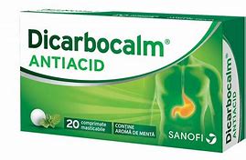 Dicarbocalm Antiacid, 30 comprimate