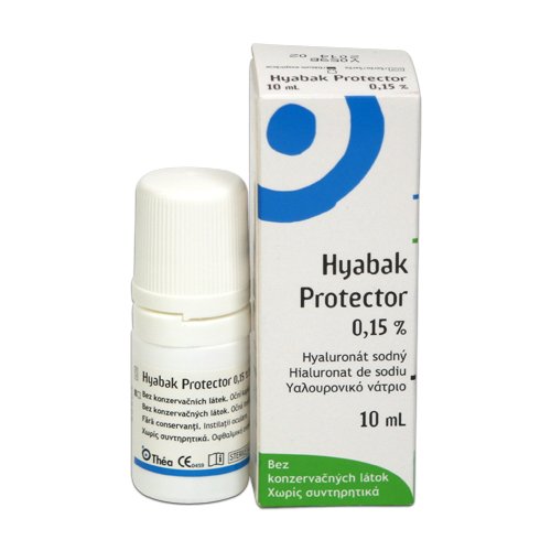 Hyabak soluție 0.15% pentru ochi, 10 ml, Thea