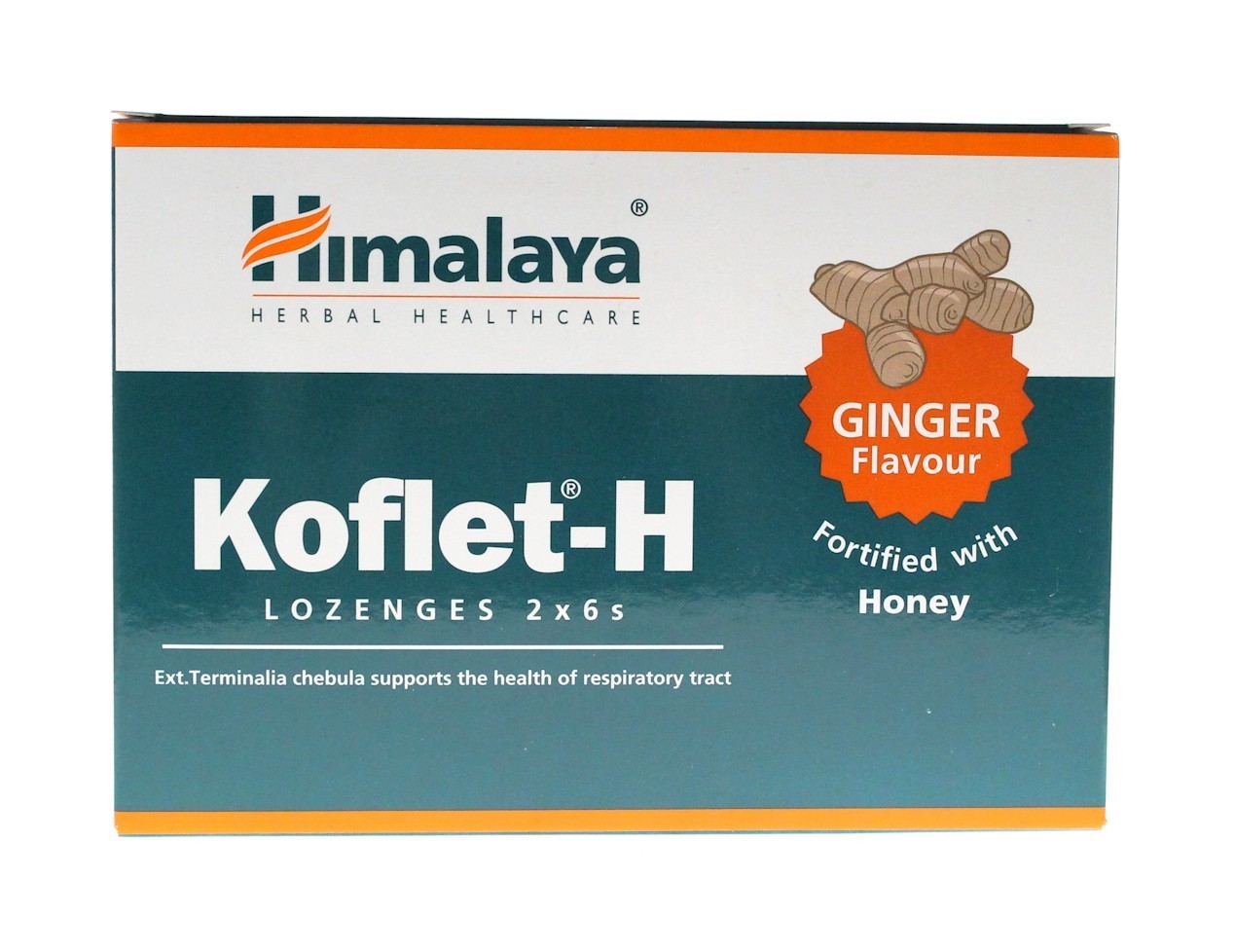 Koflet-H cu aromă de ghimbir, 12 pastile, Himalaya
