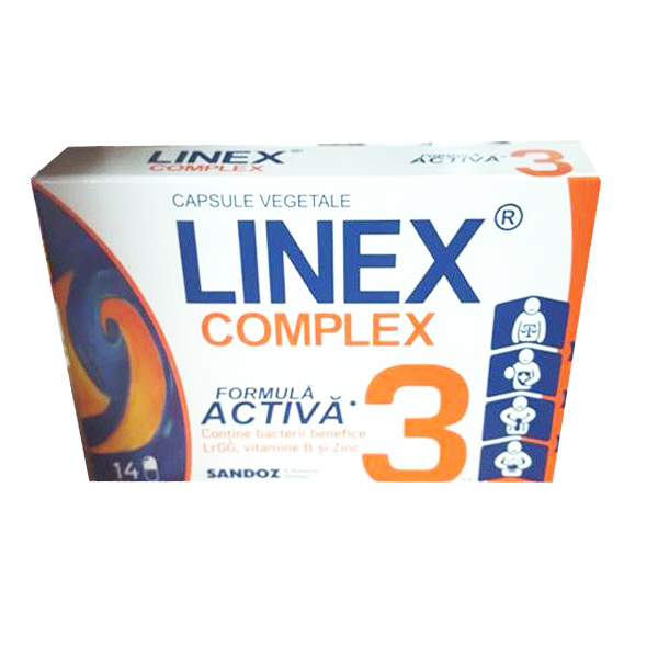Linex Complex, 14 capsule vegetale