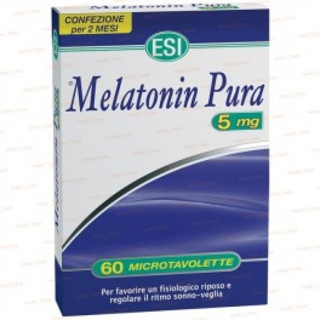 Melatonina Pura, 5 mg, 60 tablete, EsiSpa