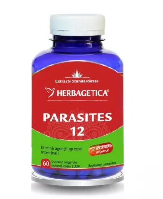 Parasites 12, 60 capsule, Herbagetica 