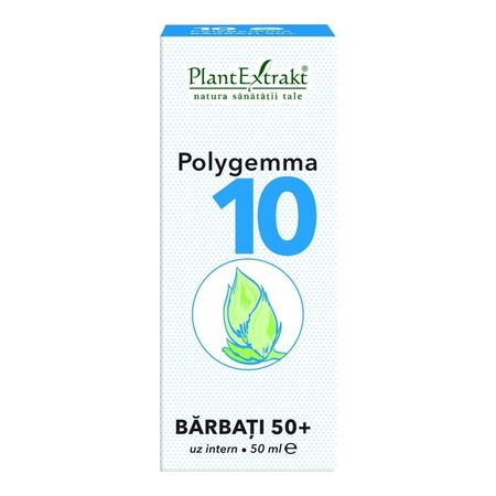 Polygemma 10, Bărbati 50+, 50 ml, Plant Extrakt