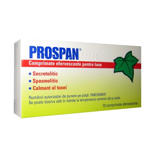 Prospan 10comprimate efervescnte,  65 mg, Engelhard