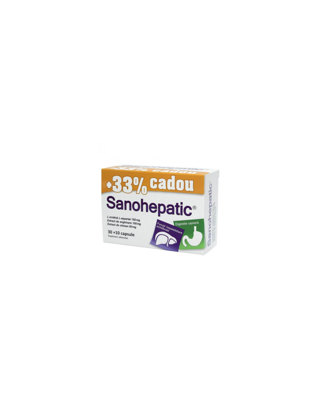 Sanohepatic *30+10cps 33% CADOU