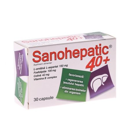 Sanohepatic 40+, 30 capsule,