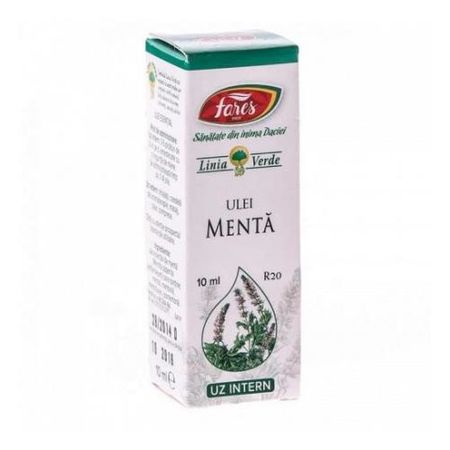 Ulei esențial de Mentă, R20, 10 ml, Fares