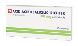 ACID ACETILSALICILIC   RICHTER 100 mg x 30