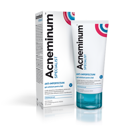 ACNEMINUM  GEL EXFOLIANT PENTRU FATA 125 ML  AFLOFARM