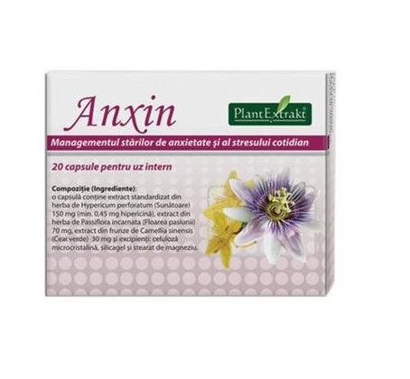 Anxin 20 capsule Plantextrakt