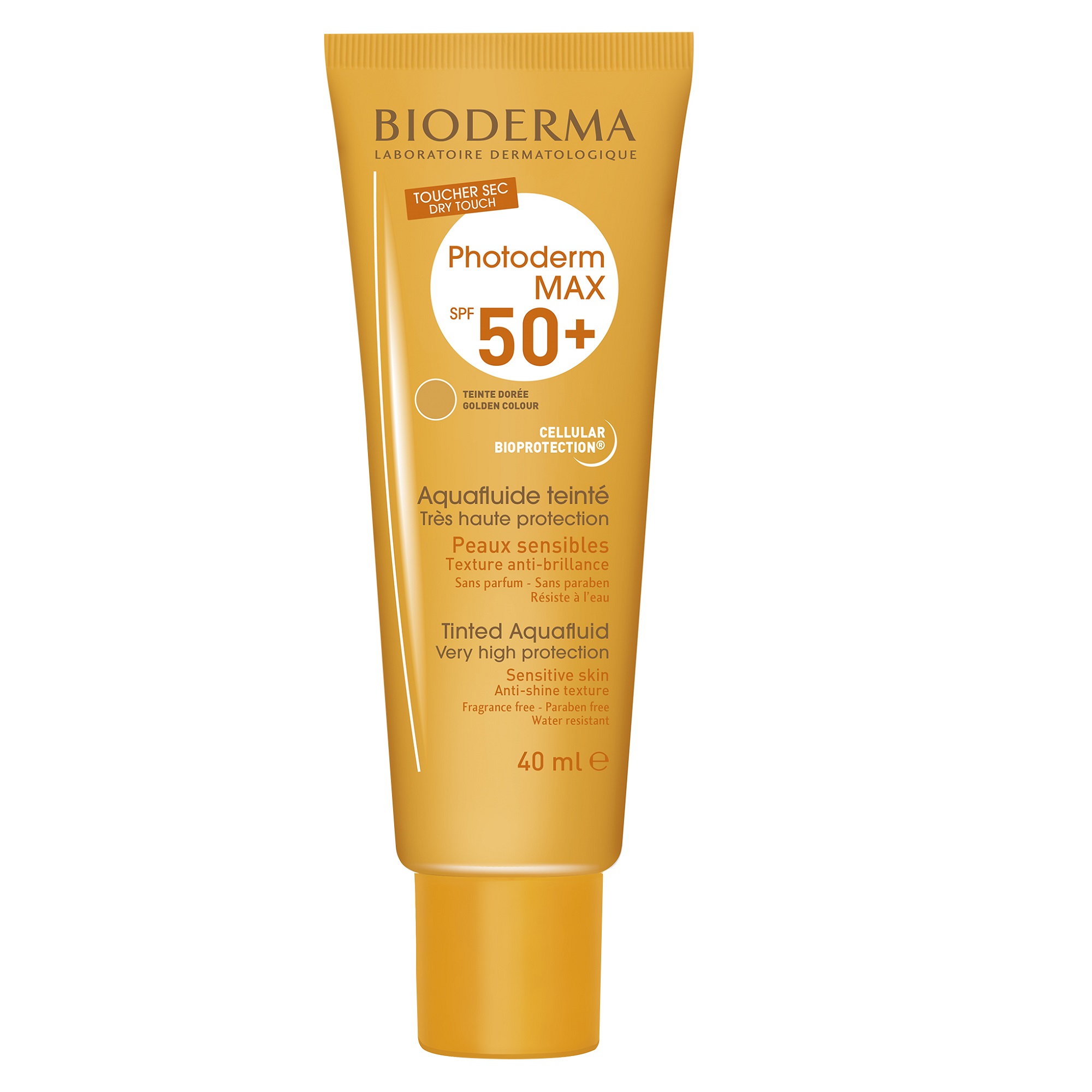 BIODERMA PHOTODERM MAX AQUAFLUIDE DOREE SPF 50 +  40ML