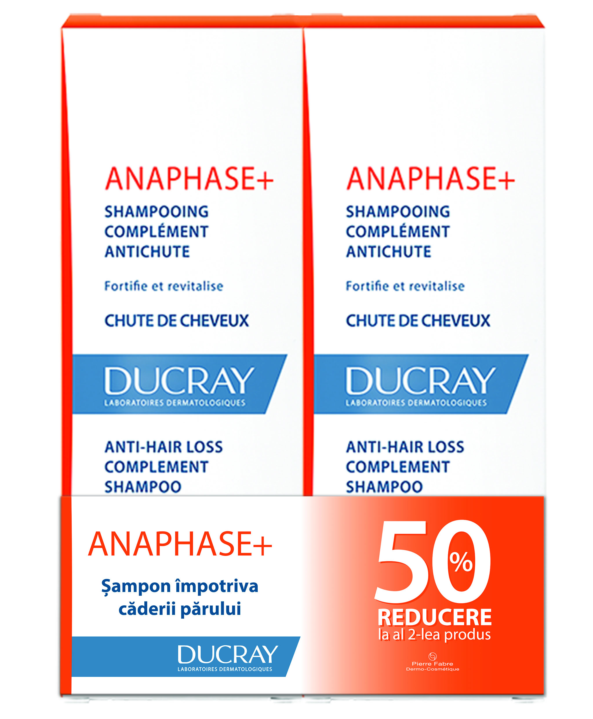 DUCRAY ANAPHASE SAMPON  200ml 1+1 50%REDUCERE