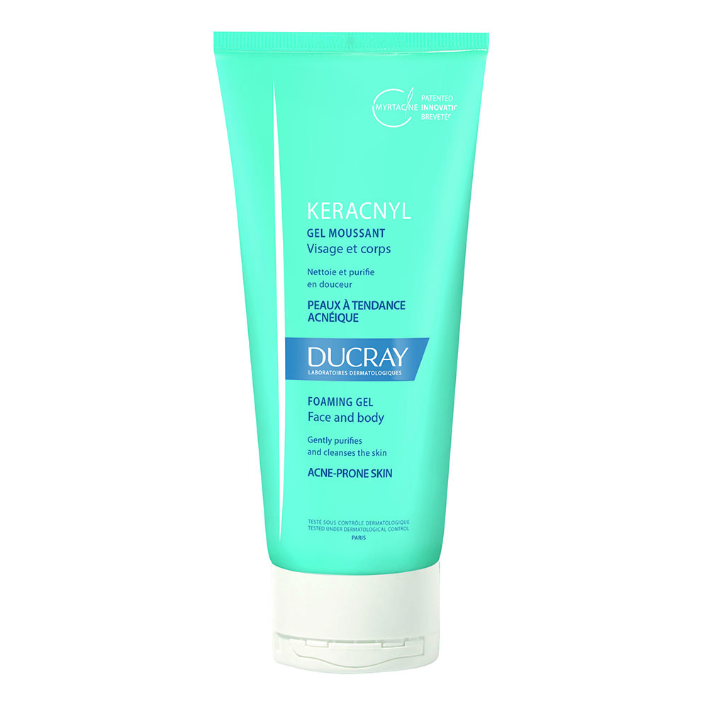 DUCRAY KERACNYL GEL CURATAE 200 ML+50% DIN AL DOILEA PRODUS