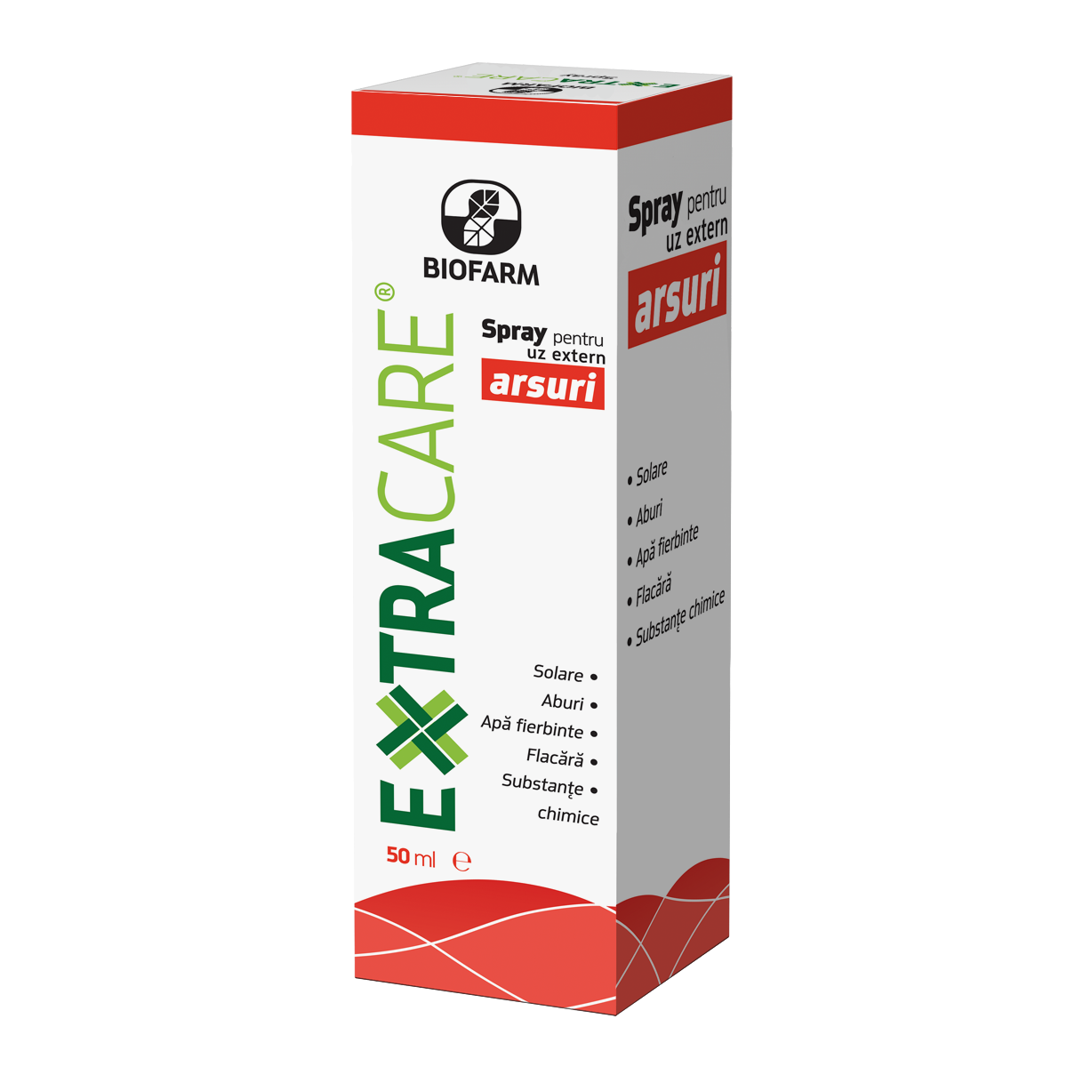 EXTRACARE SPRAY PENTRU ARSURI BIOFARM 50ML