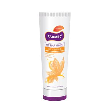 Farmec Crema pentru maini cu Glicerina si Vitamina E 40 ml