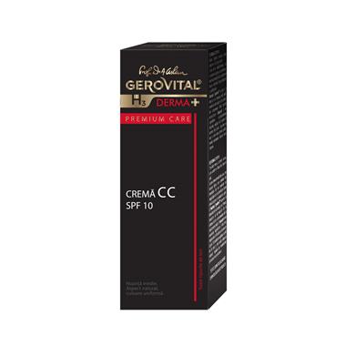 Gerovital H3 Derma+ Premium Care Crema CC SPF10 Medium Tent 30 ml