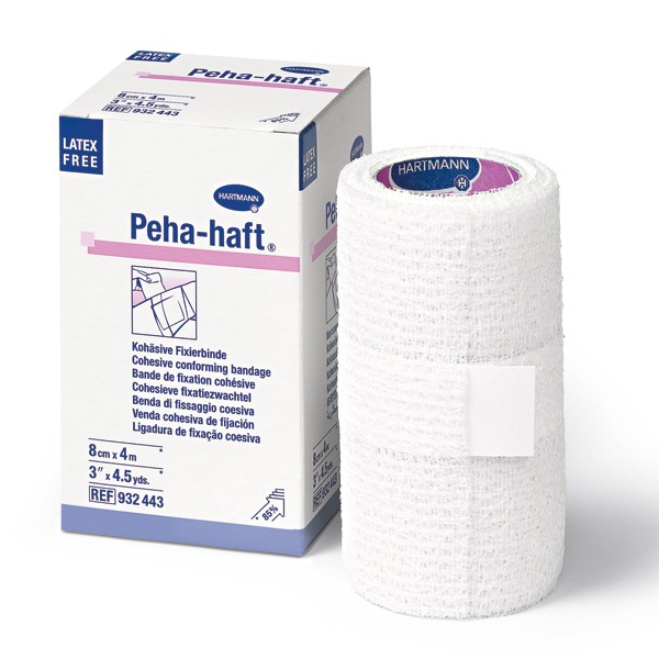 Hartmann Peha-Haft Bandaj elastic pentru fixarea pansamentelor 8 cm x 4 m