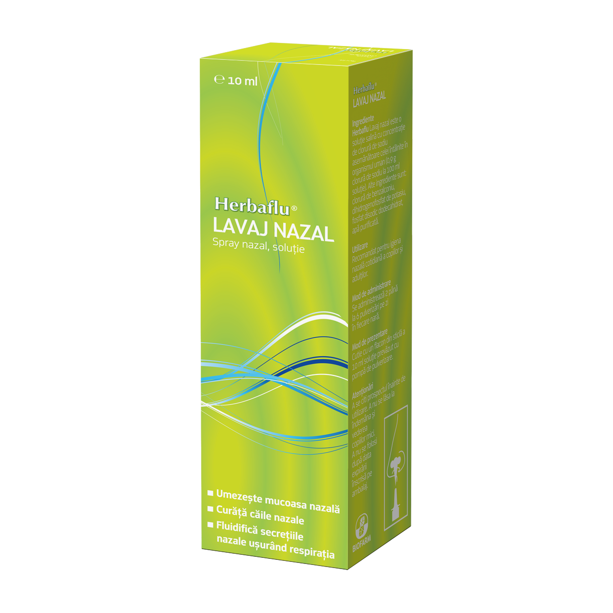 HERBAFLU LAVAJ NAZAL SPRAY X 10 ML BIOFARM