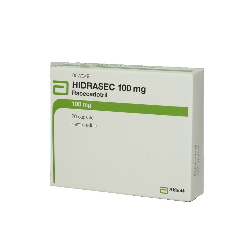 HIDRASEC 100 mg X 20 CAPS. 100mg BIOPROJET PHARMA ABBOTT M...