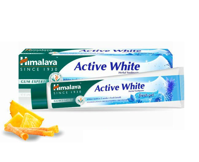 Himalaya Active White Fresh Gel Pasta de dinti Zambet mai Alb 75 ml