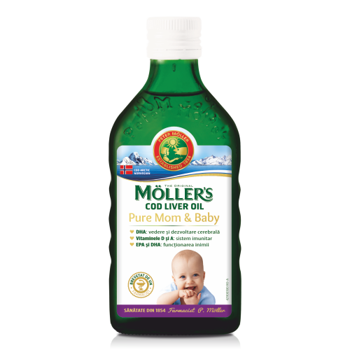 MOLLERS COD LIVER OIL OMEGA 3 MOM + BABY 250 ML