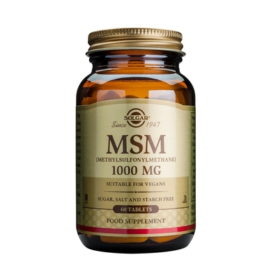 SOLGAR MSM 1000 MG X 60 COMPRIMATE