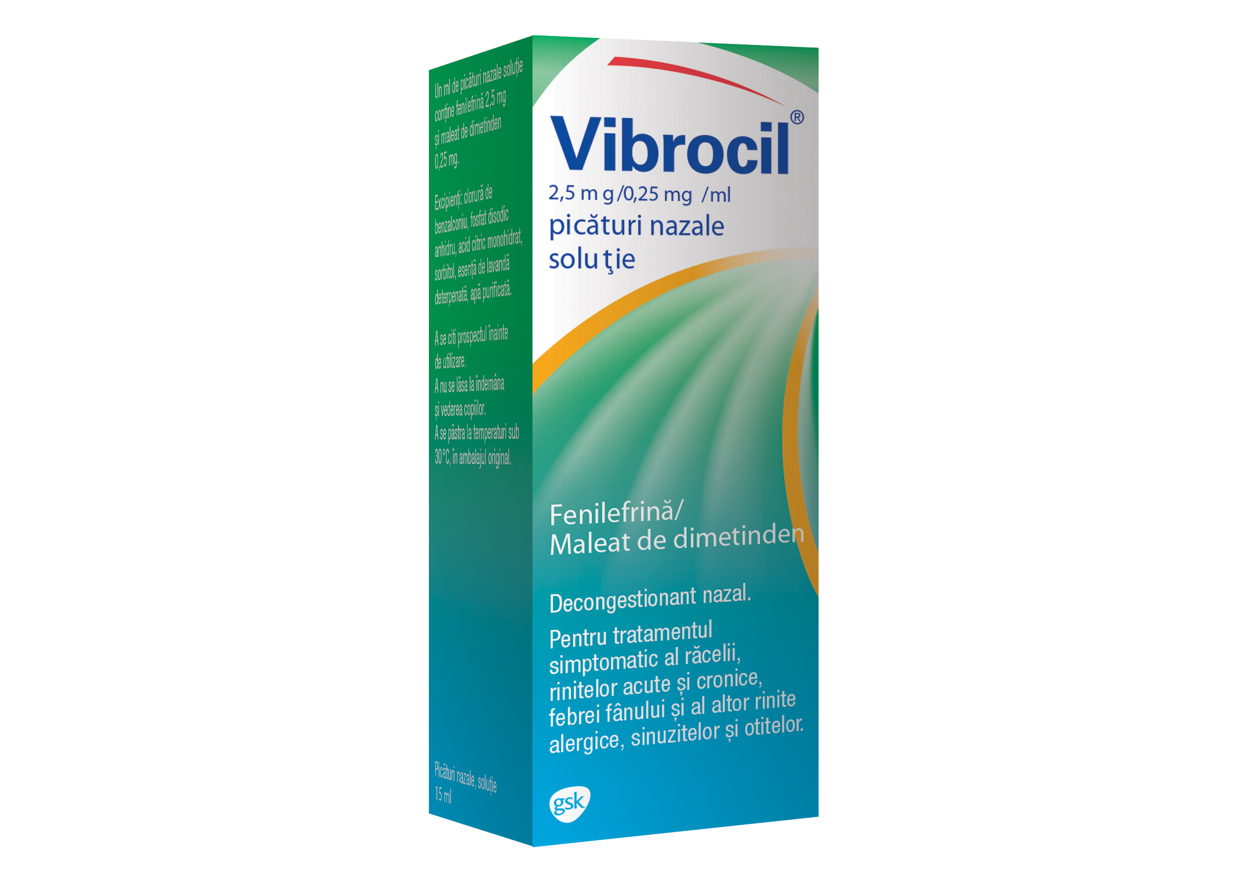 VIBROCIL 2,5 mg/0,25mg/ml x 1