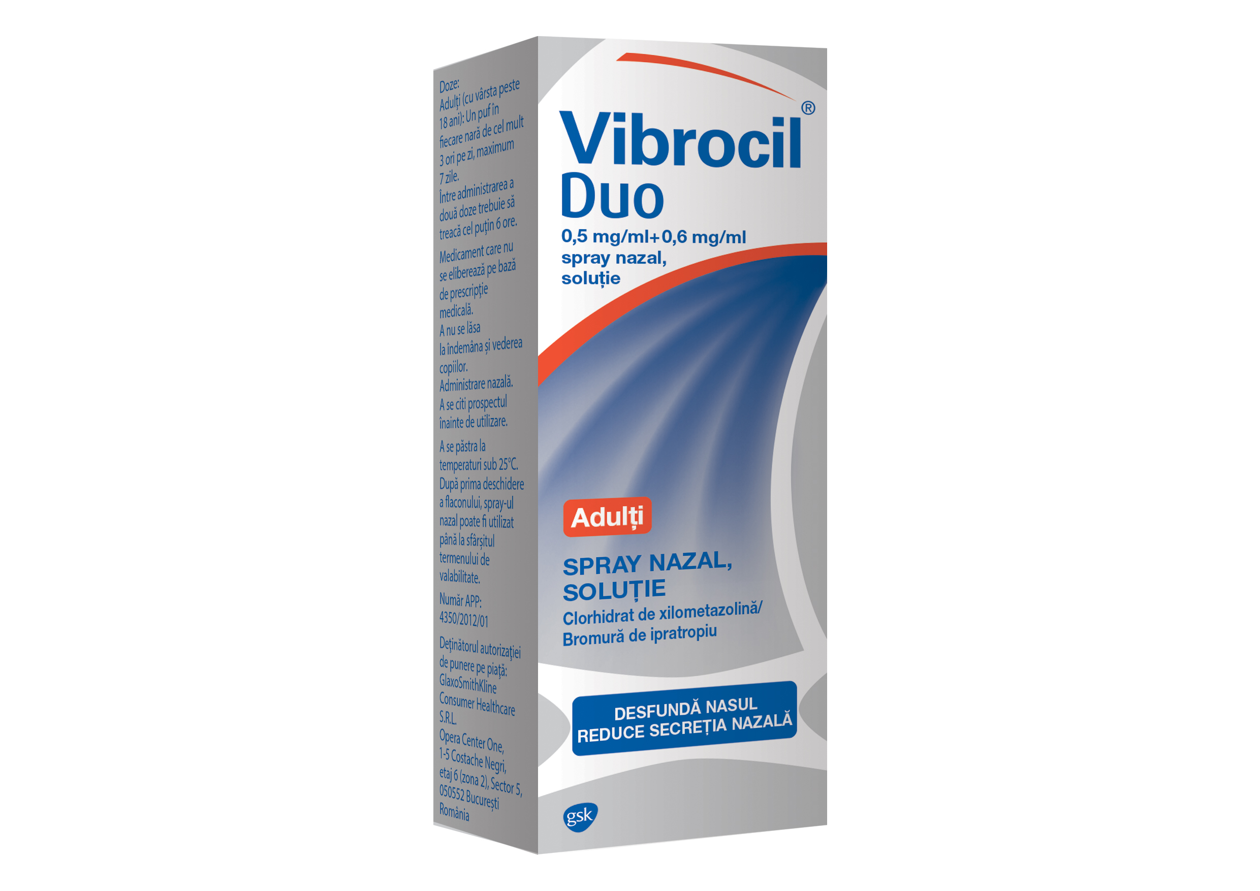 VIBROCIL DUO 0\x2c5 mg/ml+0\x2c6mg/ml x 1