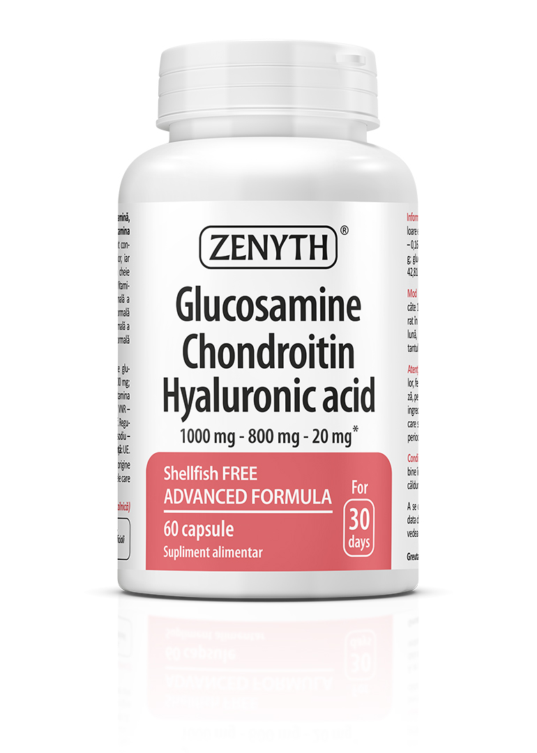 Zenythr ZENYTH GLUCOSAMINE CHONDROITIN HYALURONIC ACID 60CAPSULE Cod...