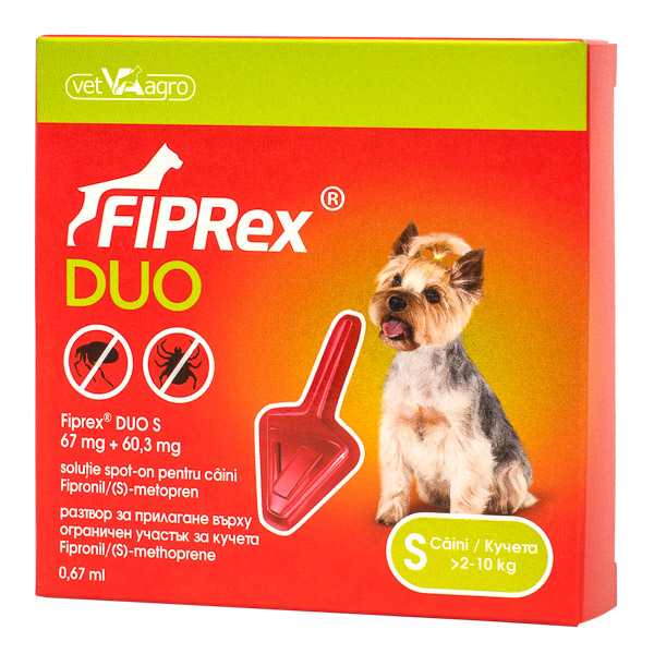 Antiparazitare - Fiprex Duo S Dog x 1 pipetă, magazindeanimale.ro