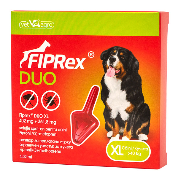 Antiparazitare - Fiprex Duo XL Dog x 1 pipetă, magazindeanimale.ro