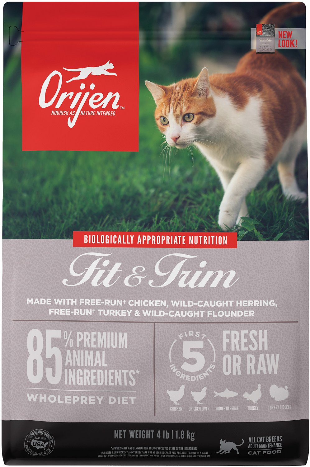 Hrană uscată pisici - ORIJEN Cat Fit & Trim 5,4 kg, magazindeanimale.ro