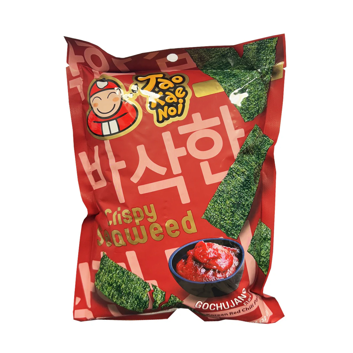 Snacks si chipsuri - Alge prajite cu aroma de Gochujang (Spicy) TaoKaeNoi 32g, https:asianfood.ro